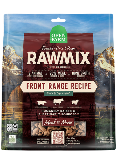 RawMix Front Range Freeze Dried Raw Morsels for Dogs