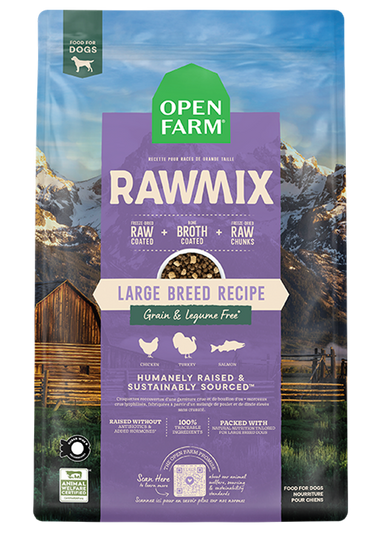 RawMix Large Breed Grain-Free Dog Kibble