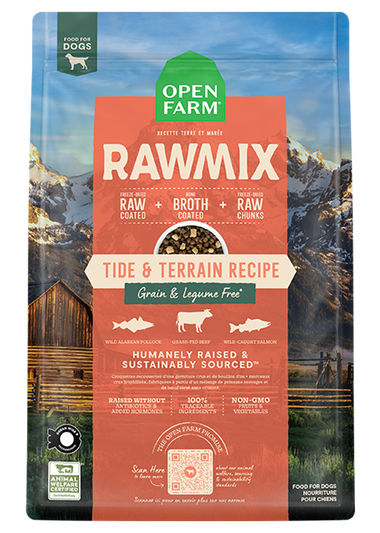 RawMix Tide & Terrain Grain-Free Dog Kibble