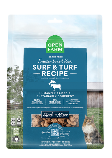 Surf & Turf Freeze Dried Raw Morsels for Cats